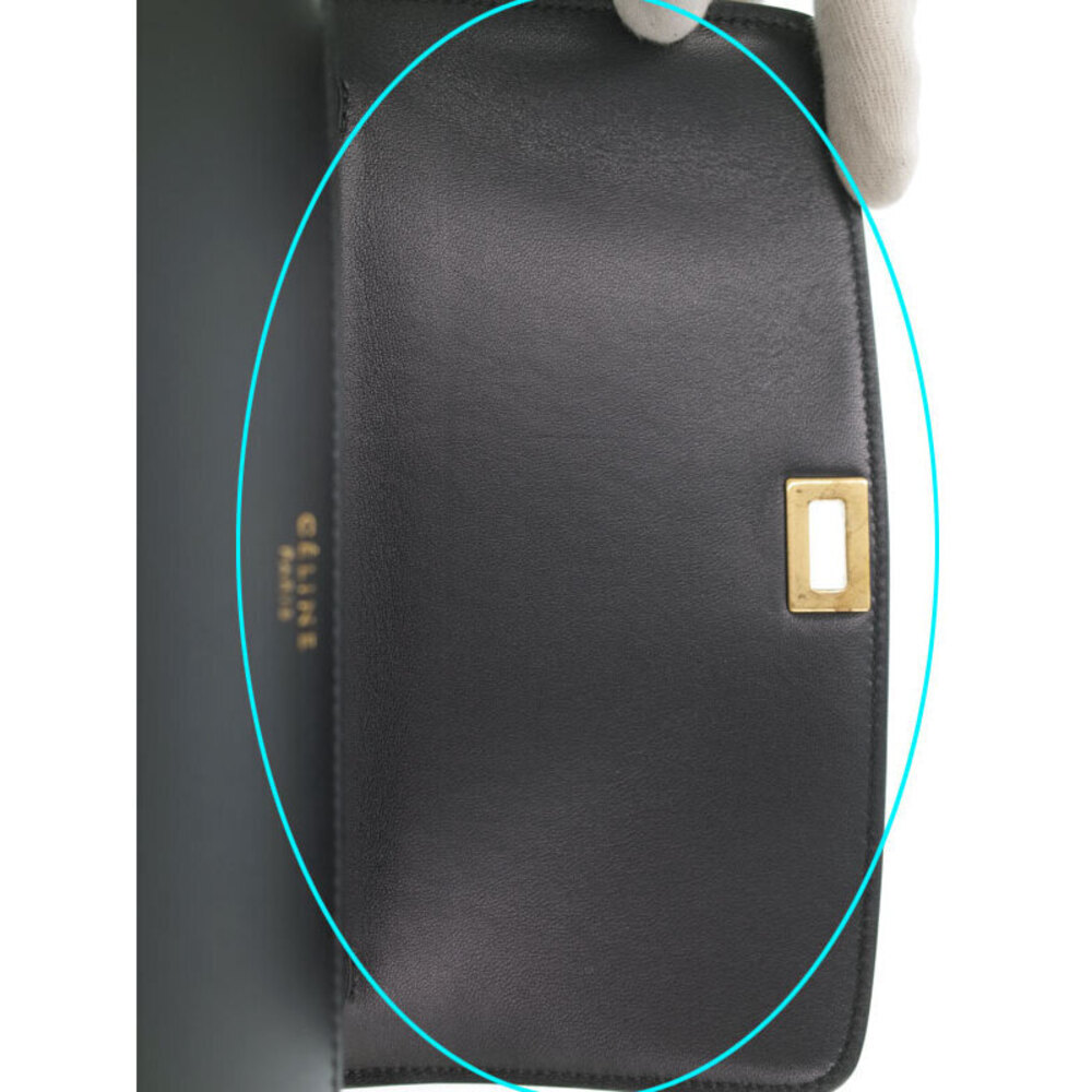 Celine Classic Flap Black Shoulder Bag - Picture 9 of 9